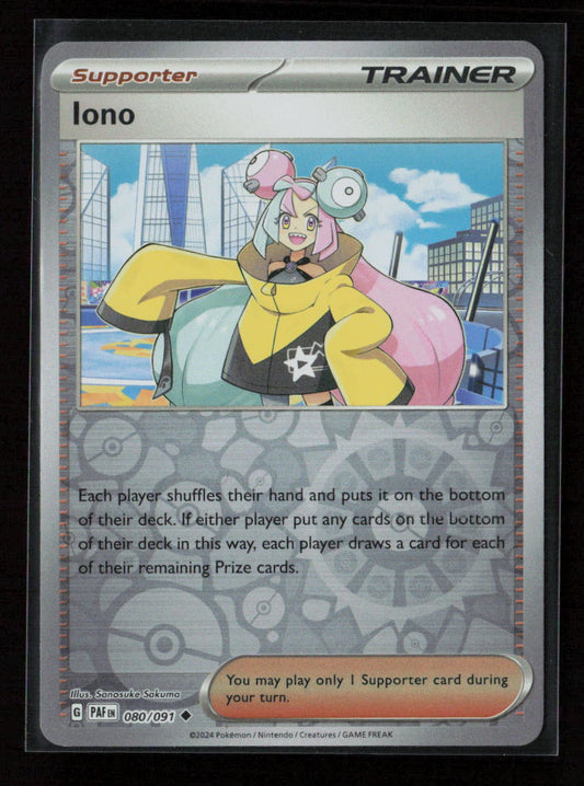 Iono - Uncommon SV: Paldean Fates 080/091 NM