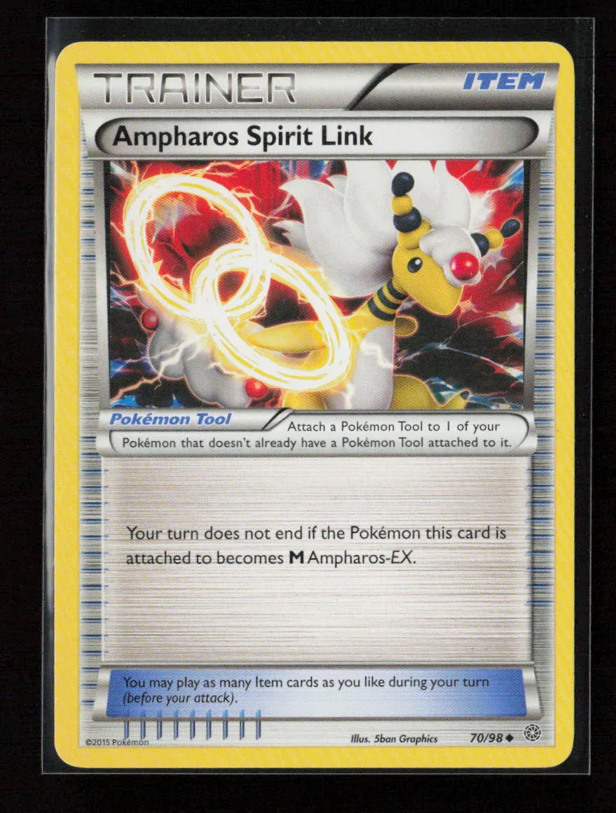 Ampharos Spirit Link Uncommon XY - Ancient Origins 70/98 LP - Kang's Collectibles