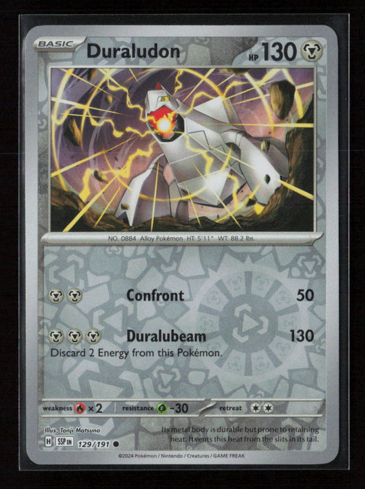 Duraludon Common SV08: Surging Sparks 129/191 NM