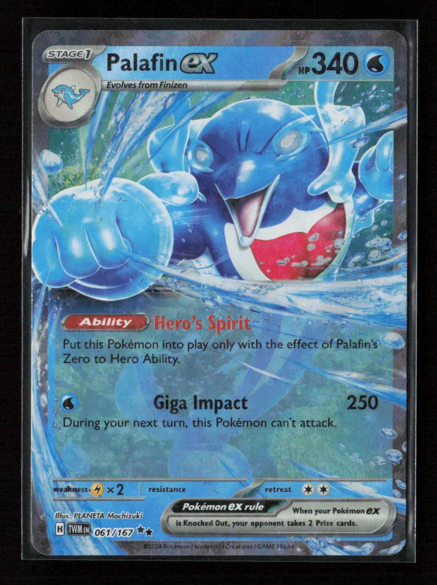 Palafin ex - Double Rare SV06: Twilight Masquerade 061/167 NM - Kang's Collectibles