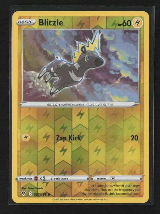 Blitzle Common SWSH04: Vivid Voltage 053/185 NM - Kang's Collectibles