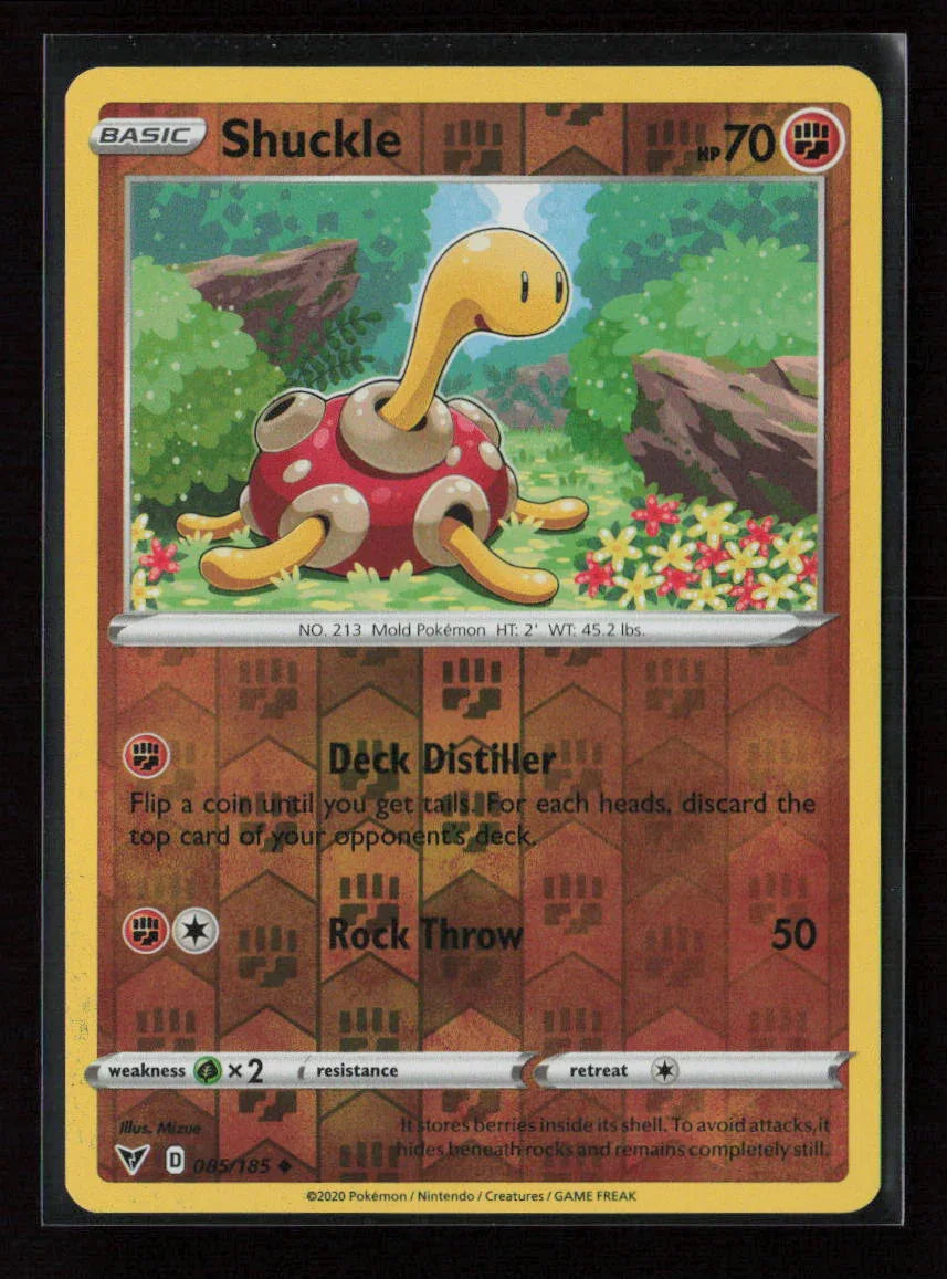 Shuckle Uncommon SWSH04: Vivid Voltage 085/185 NM - Kang's Collectibles