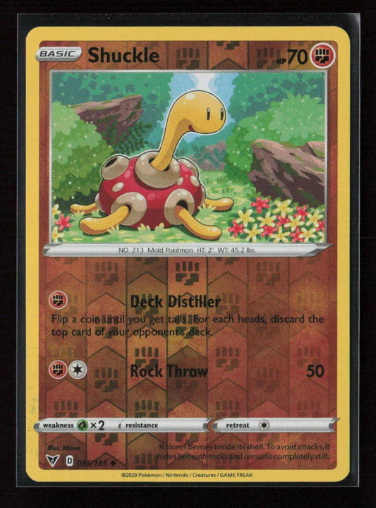 Shuckle Uncommon SWSH04: Vivid Voltage 085/185 NM - Kang's Collectibles