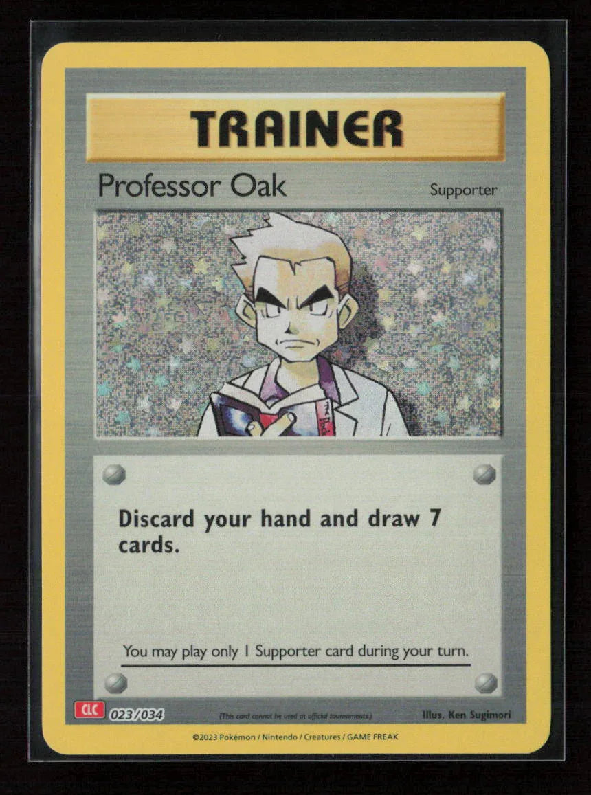Professor Oak (CLC) Classic Collection Trading Card Game Classic 023/034 NM - Kang's Collectibles