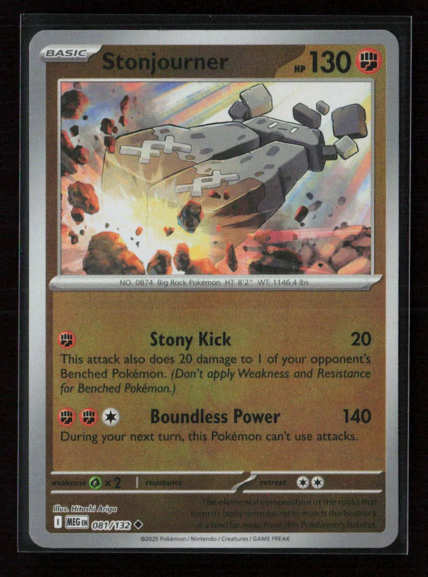 Stonjourner Uncommon ME01: Mega Evolution 081/132 NM - Kang's Collectibles