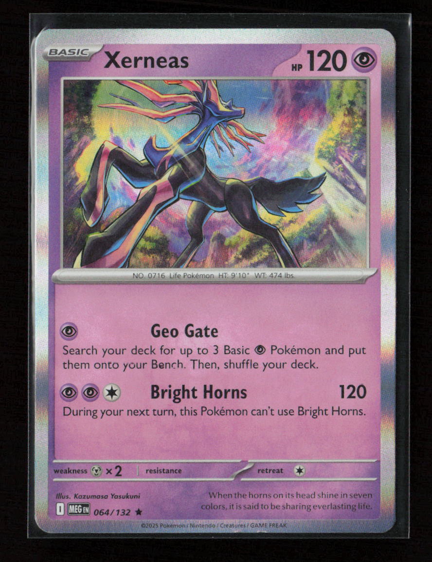 Xerneas Rare ME01: Mega Evolution 064/132 NM