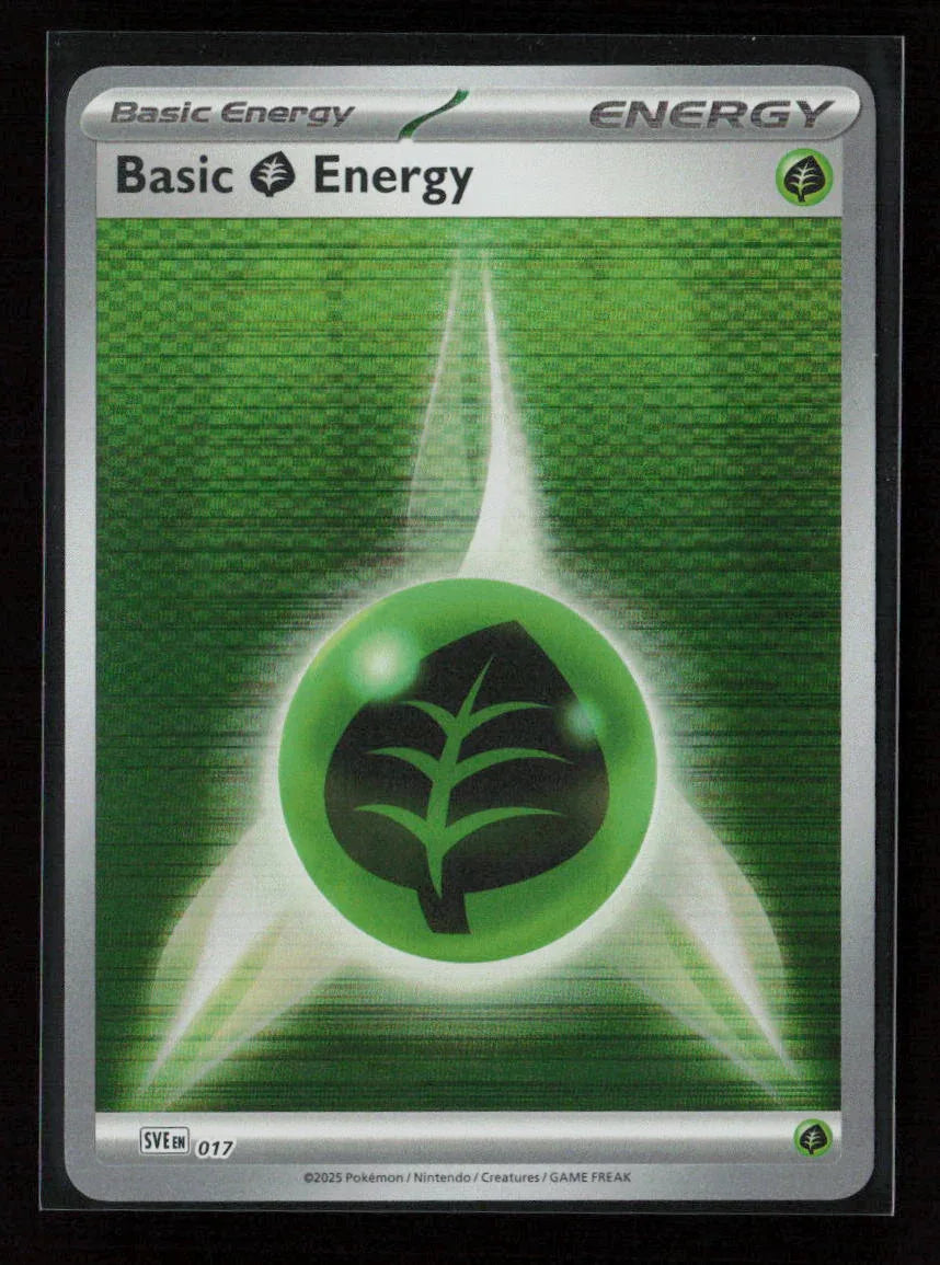 Basic Grass Energy - Common SVE: Scarlet & Violet Energies 017 NM - Kang's Collectibles