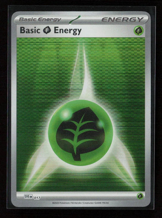 Basic Grass Energy - Common SVE: Scarlet & Violet Energies 017 NM - Kang's Collectibles