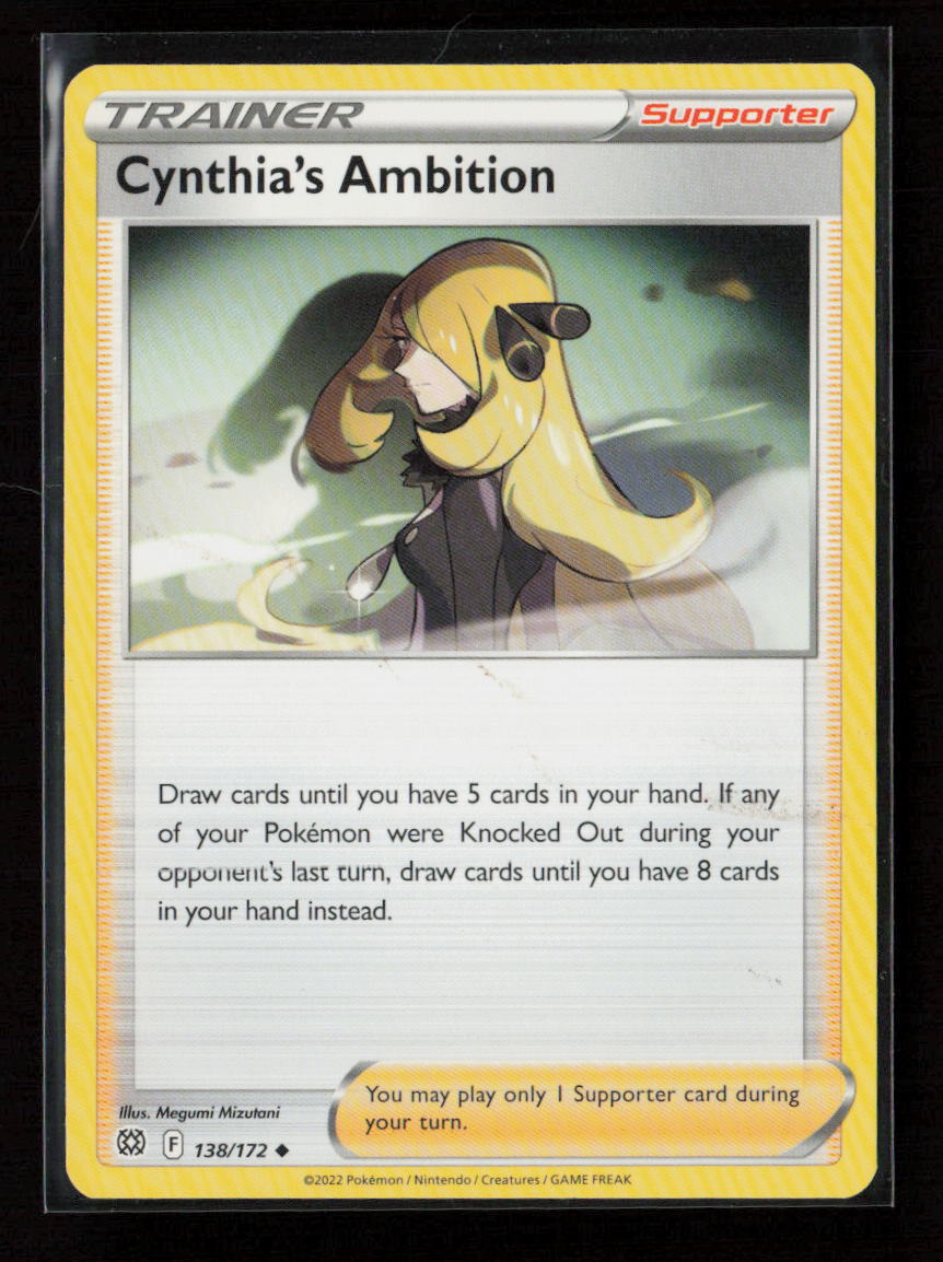 Cynthia's Ambition Uncommon SWSH09: Brilliant Stars 138/172 LP