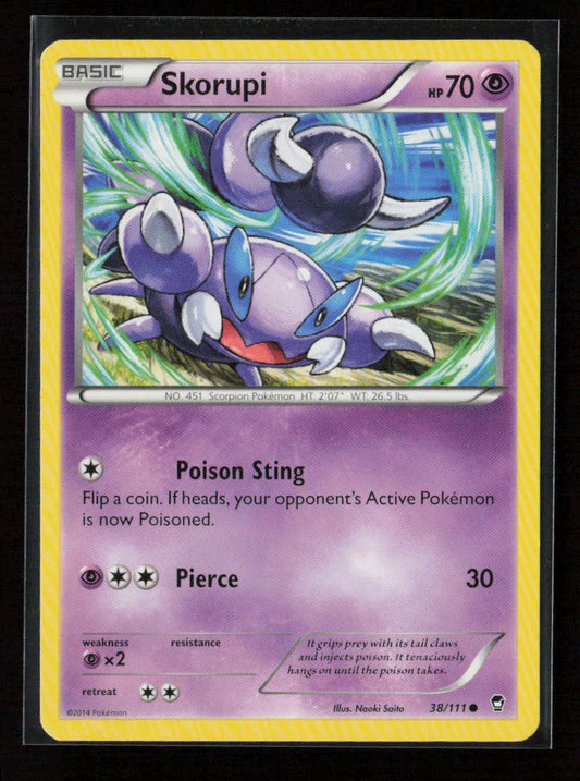 Skorupi Common XY - Furious Fists 38/111 NM - Kang's Collectibles