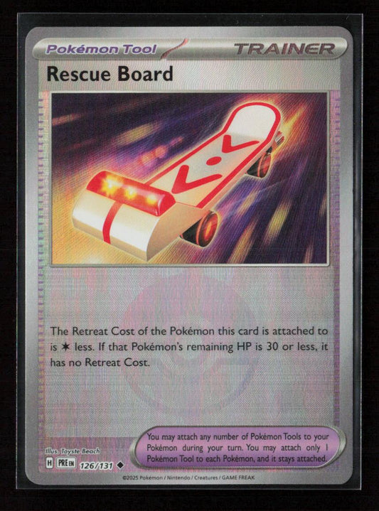Rescue Board (Poke Ball Pattern) Uncommon SV: Prismatic Evolutions 126/131 NM - Kang's Collectibles