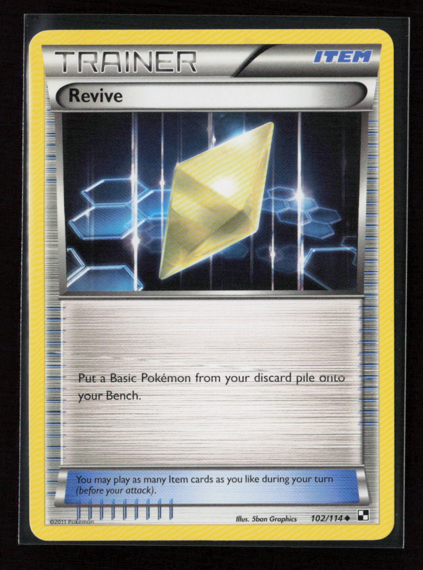 Revive Uncommon Black and White 102/114 NM