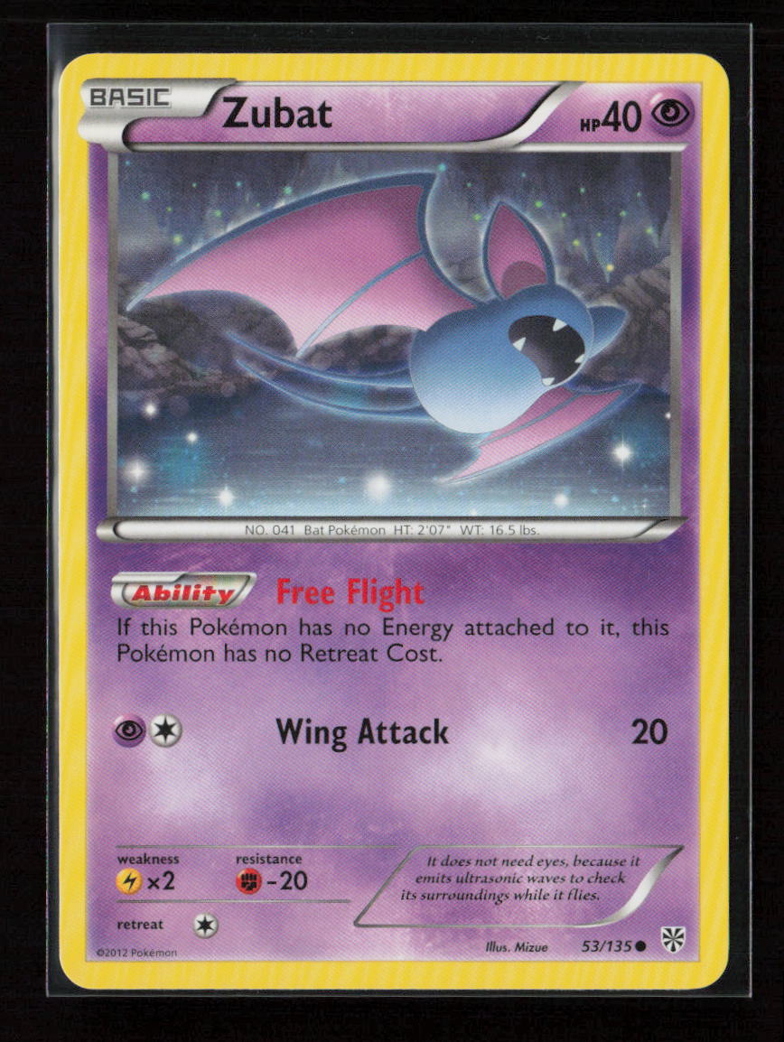 Zubat (53) Common Plasma Storm 53/135 NM