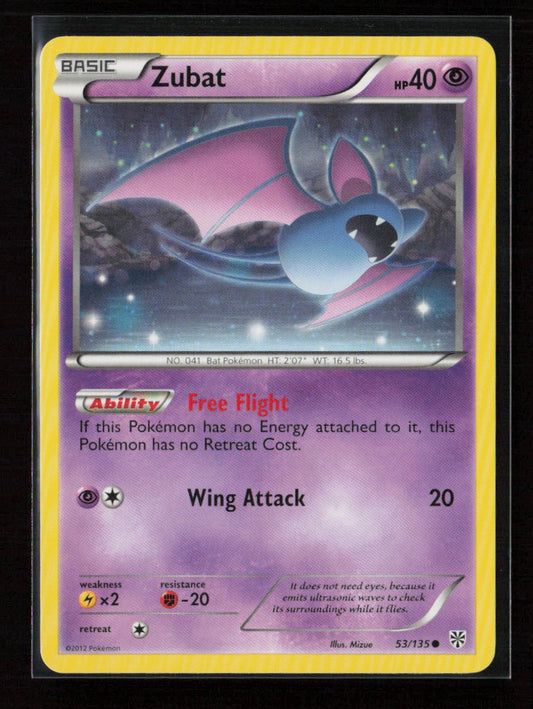 Zubat (53) Common Plasma Storm 53/135 NM