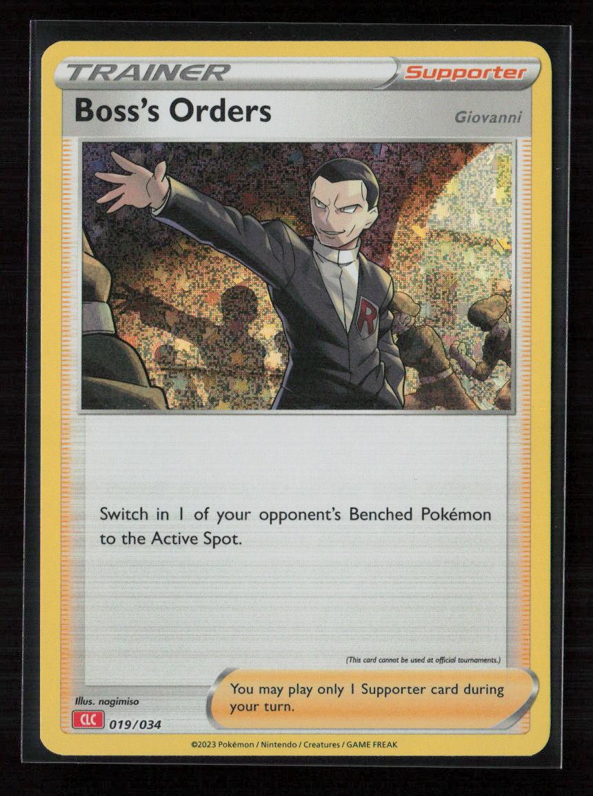 Boss's Orders (CLB) Classic Collection Trading Card Game Classic 019/034 NM - Kang's Collectibles