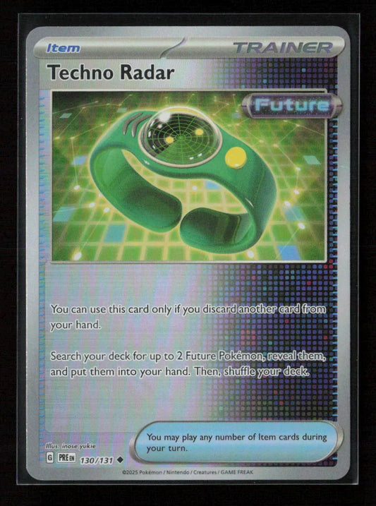 Techno Radar Uncommon SV: Prismatic Evolutions 130/131 NM - Kang's Collectibles