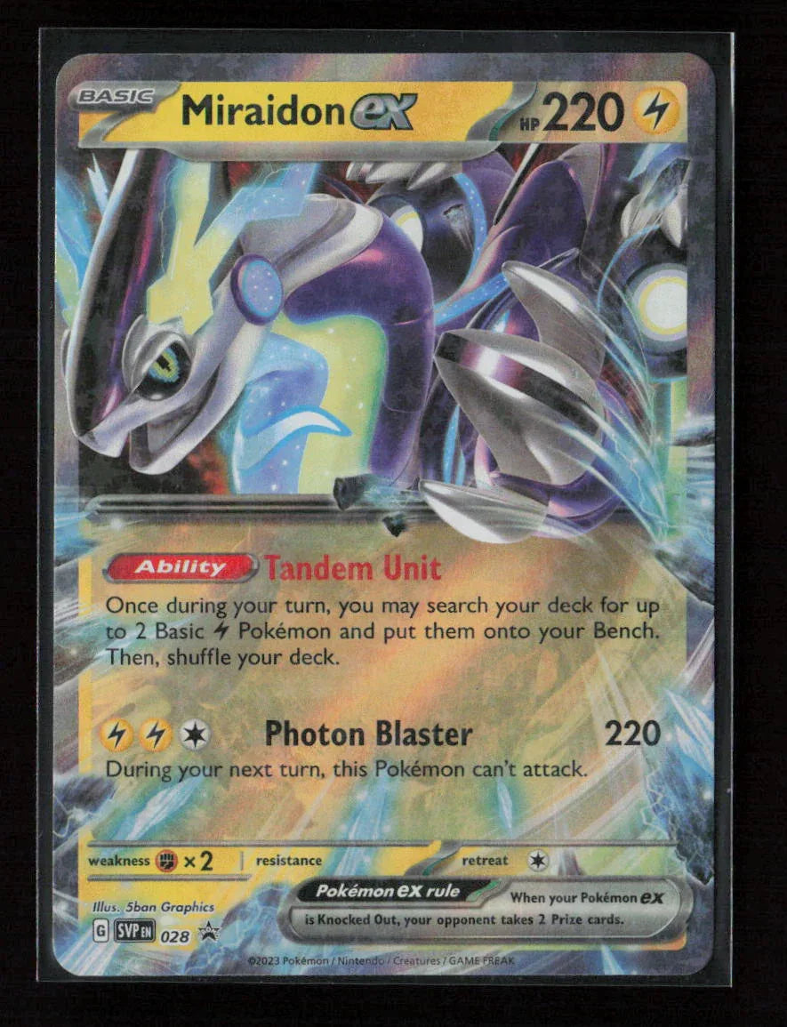 Miraidon ex - Promo SV: Scarlet & Violet Promo Cards 028 NM - Kang's Collectibles