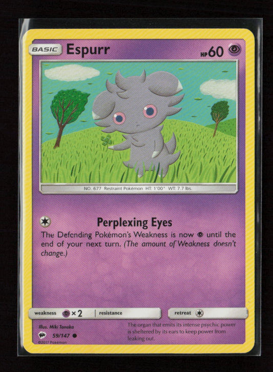 Espurr Common SM - Burning Shadows 59/147 LP