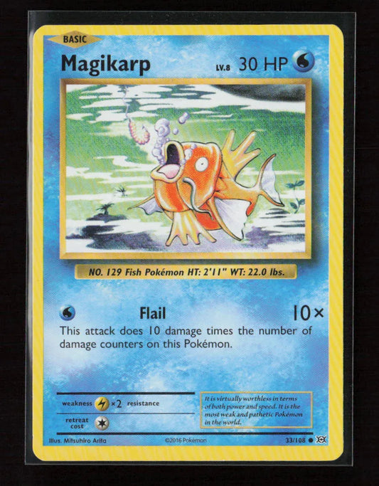 Magikarp Common XY - Evolutions 33/108 LP - Kang's Collectibles