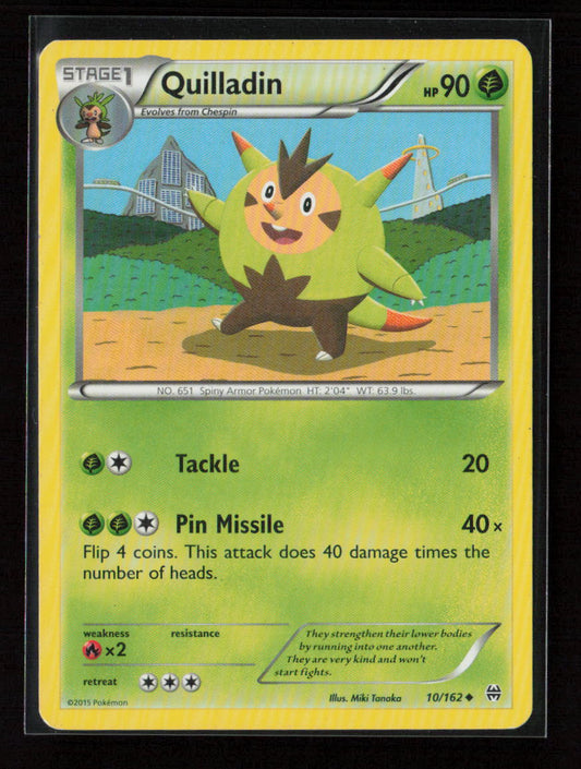 Quilladin Uncommon XY - BREAKthrough 10/162 LP