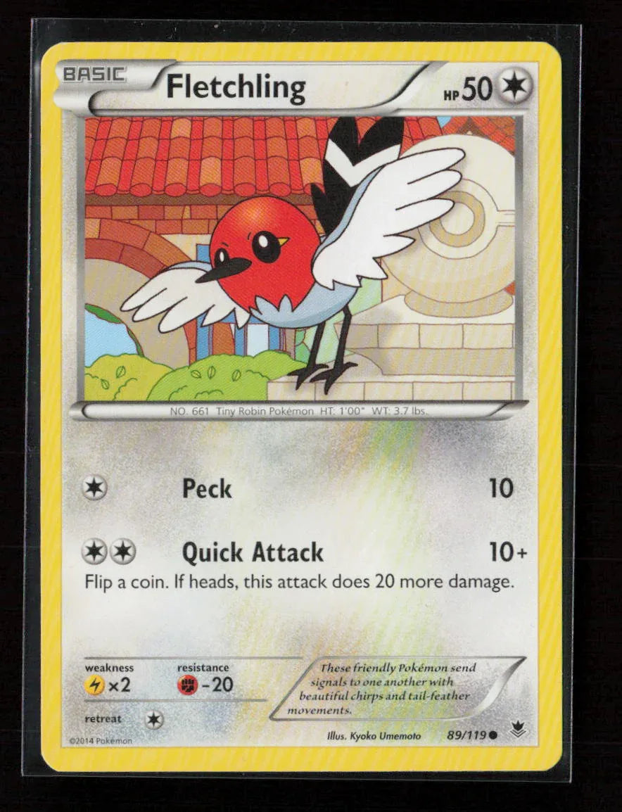 Fletchling Common XY - Phantom Forces 89/119 LP - Kang's Collectibles