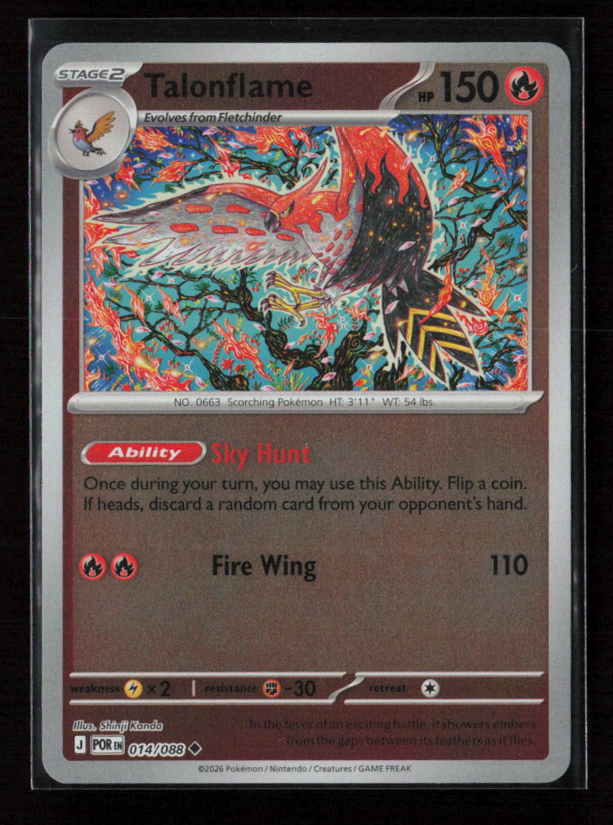 Talonflame - Uncommon ME03: Perfect Order 014/088 NM