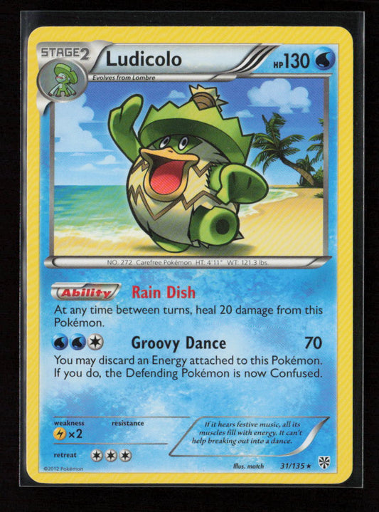 Ludicolo Rare Plasma Storm 31/135 LP