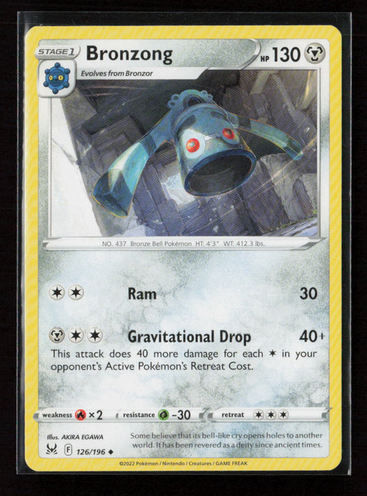 Bronzong Uncommon SWSH11: Lost Origin 126/196 LP