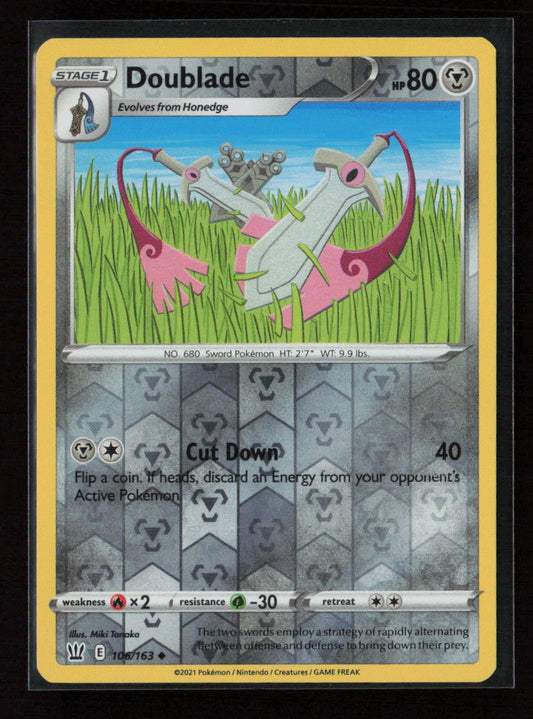 Doublade Uncommon SWSH05: Battle Styles 106/163 NM
