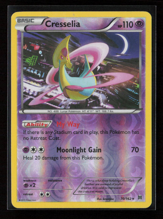 Cresselia Rare XY - BREAKthrough 70/162 LP