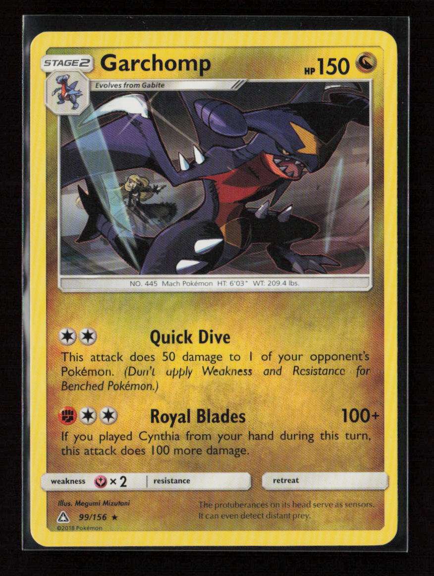 Garchomp Rare SM - Ultra Prism 99/156 NM