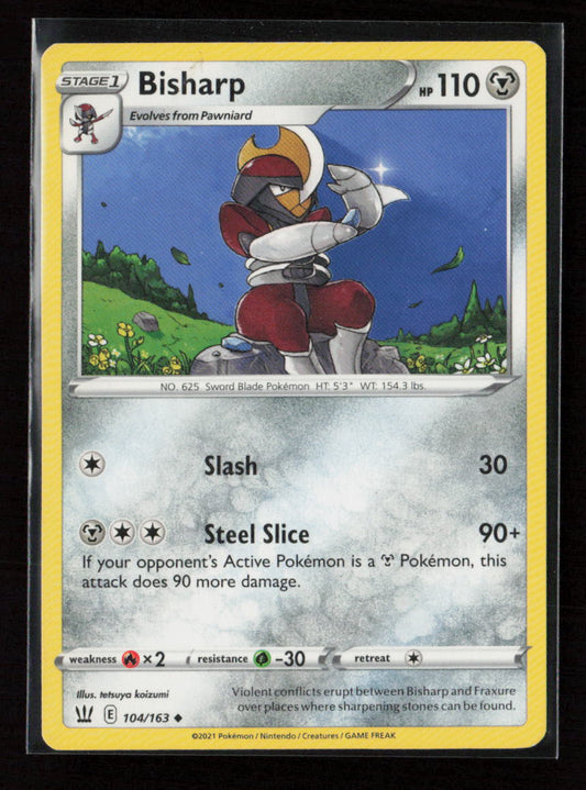 Bisharp Uncommon SWSH05: Battle Styles 104/163 LP