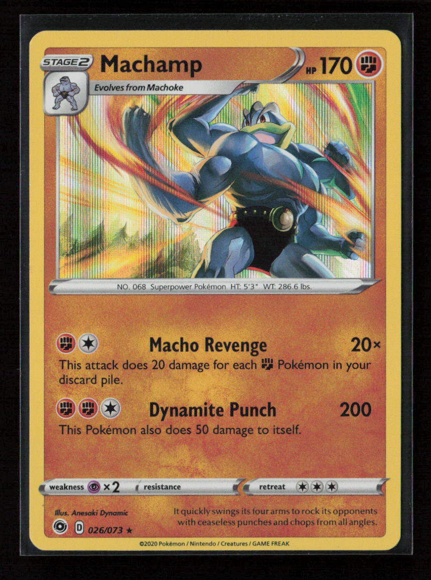 Machamp Holo Rare Champion's Path 26/73 LP