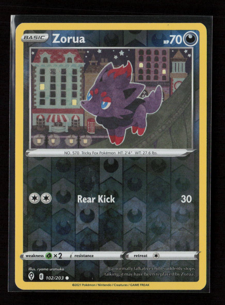 Zorua Common SWSH07: Evolving Skies 102/203 LP