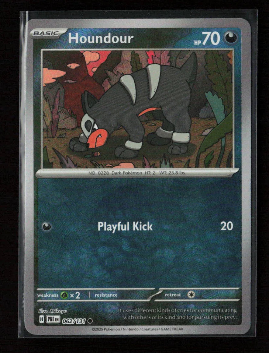 Houndour (Poke Ball Pattern) Common SV: Prismatic Evolutions 062/131 NM - Kang's Collectibles
