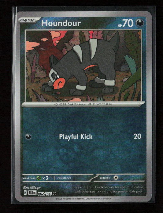 Houndour (Poke Ball Pattern) Common SV: Prismatic Evolutions 062/131 NM - Kang's Collectibles