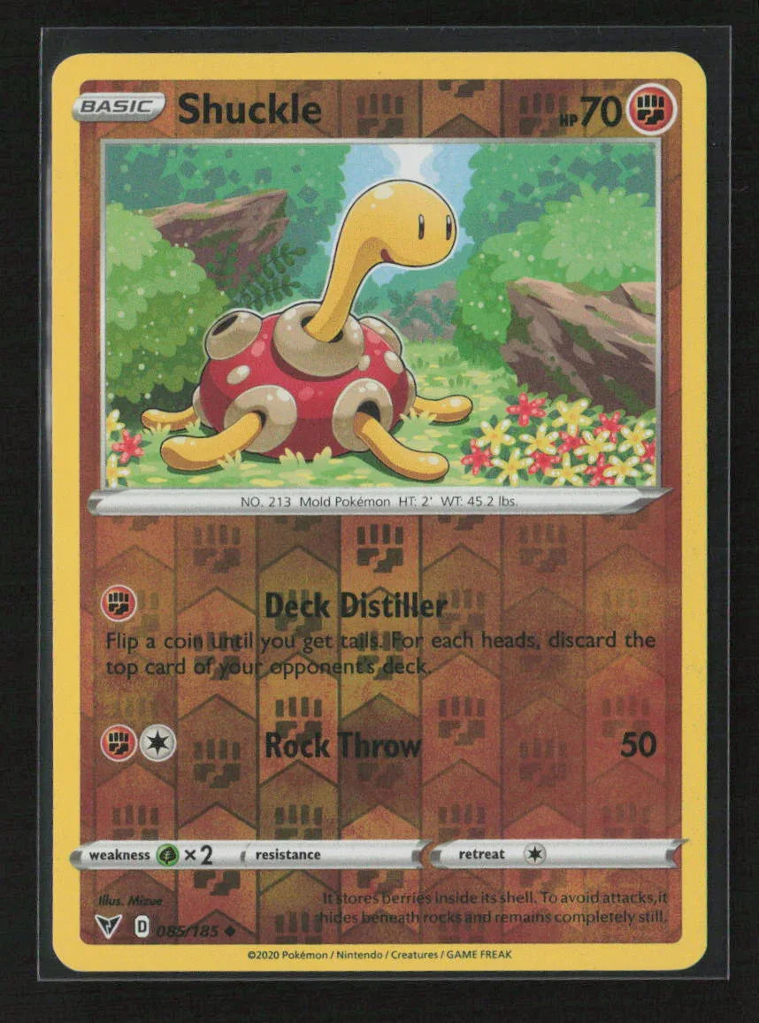 Shuckle Uncommon SWSH04: Vivid Voltage 085/185 NM - Kang's Collectibles
