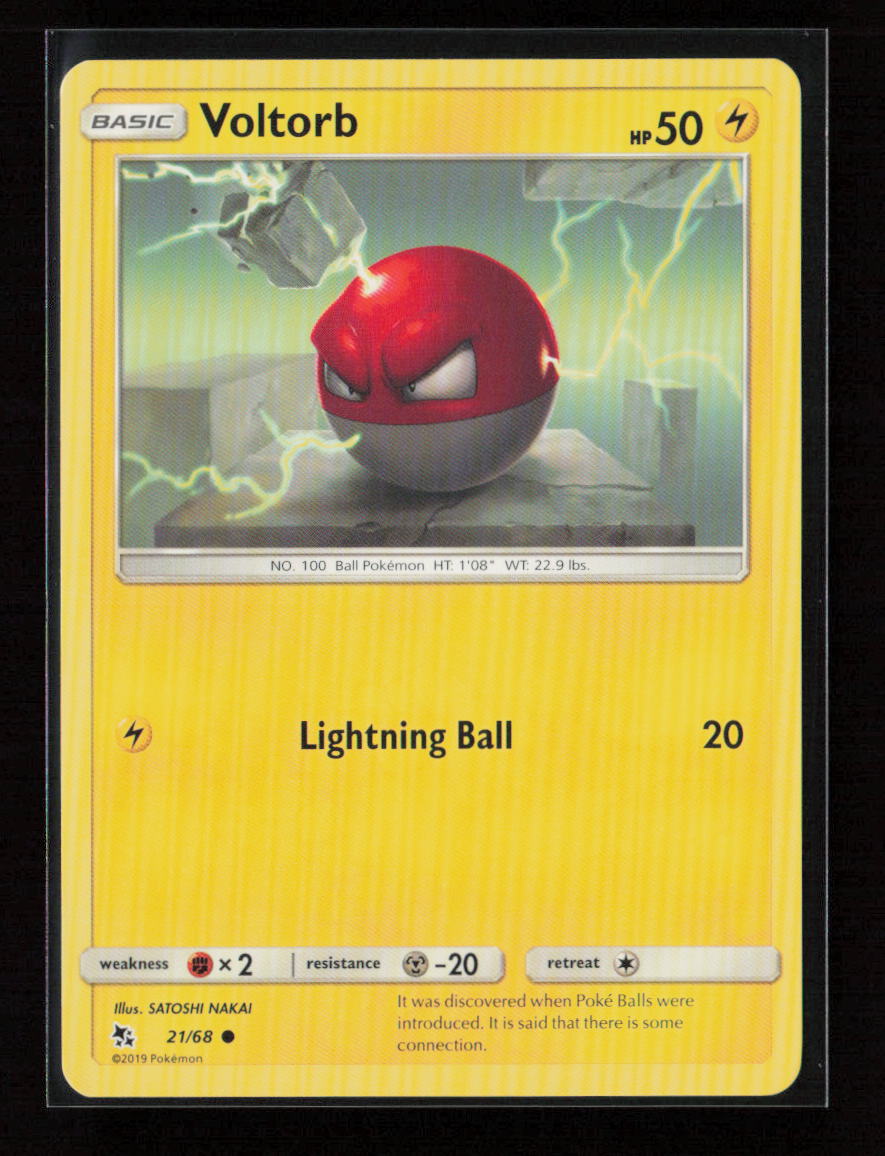 Voltorb Common Hidden Fates 21/68 NM