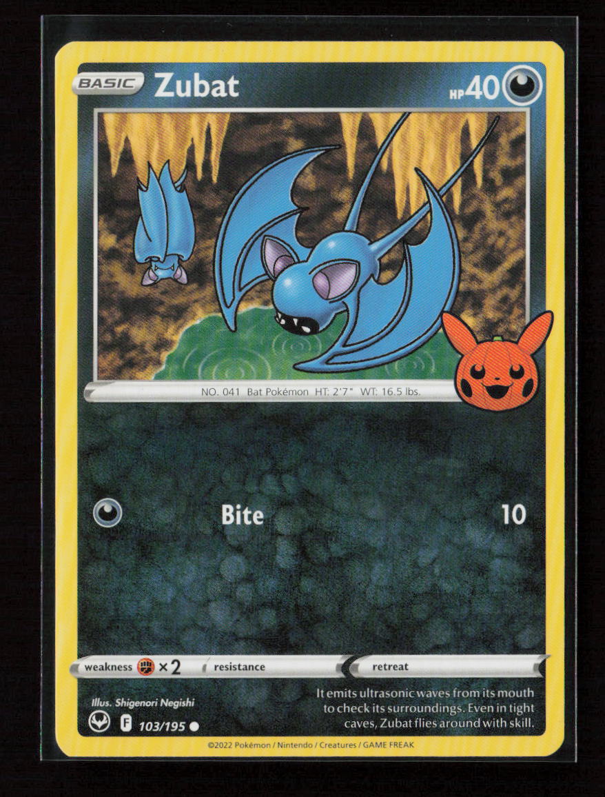 Zubat Common Trick or Trade BOOster Bundle 2023 103/195 LP