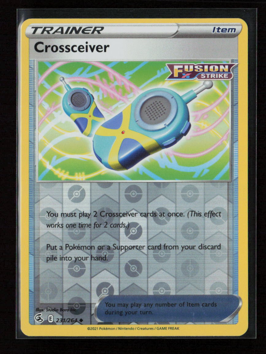 Crossceiver Uncommon SWSH08: Fusion Strike 231/264 NM