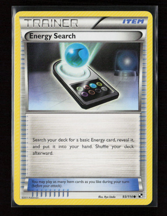 Energy Search Common Black and White 93/114 NM