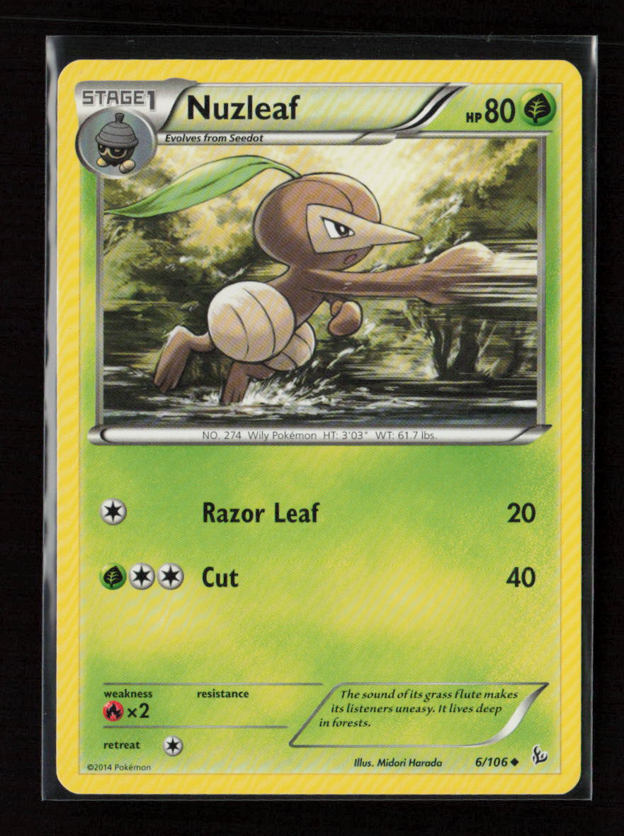 Nuzleaf Uncommon XY - Flashfire 6/106 LP