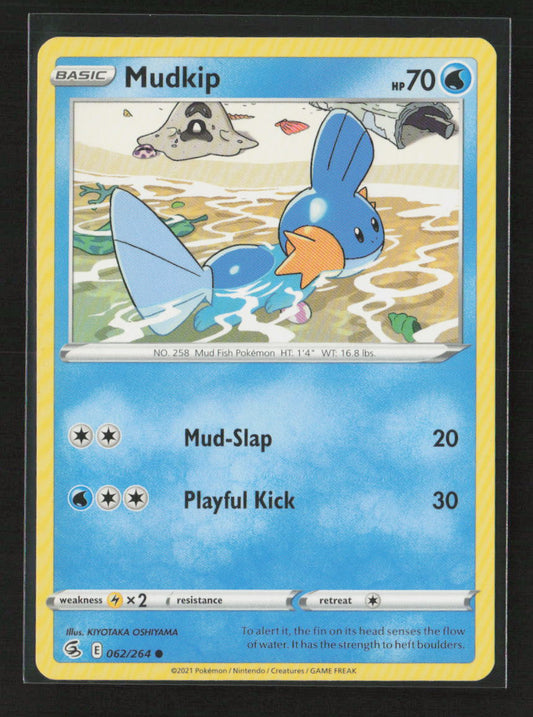 Mudkip Common SWSH08: Fusion Strike 062/264 LP