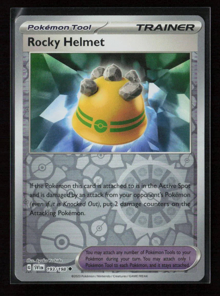 Rocky Helmet Uncommon SV01: Scarlet & Violet Base Set 193/198 NM - Kang's Collectibles