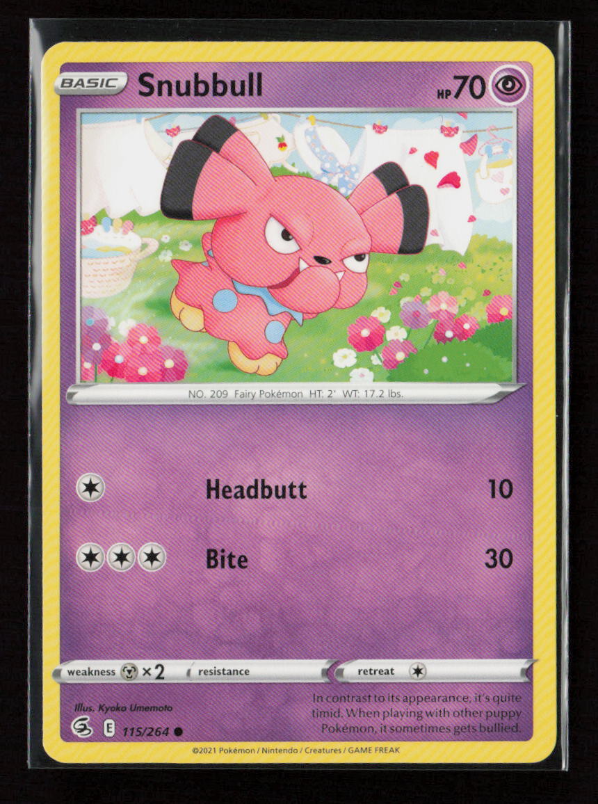 Snubbull Common SWSH08: Fusion Strike 115/264 LP