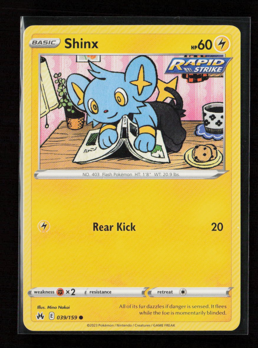 Shinx (39) Common Crown Zenith 039/159 LP