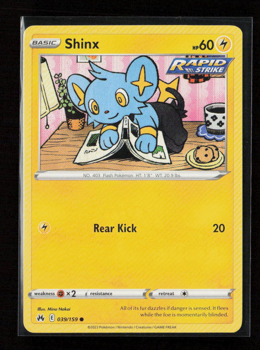 Shinx (39) Common Crown Zenith 039/159 LP