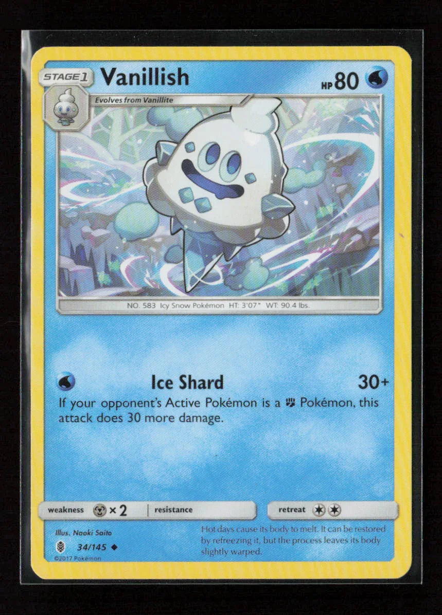 Vanillish Uncommon SM - Guardians Rising 34/145 NM - Kang's Collectibles