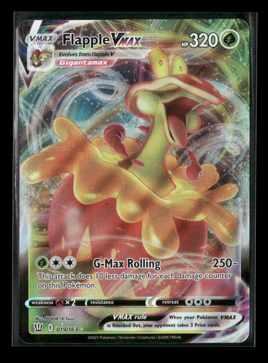 Flapple VMAX Ultra Rare SWSH05: Battle Styles 019/163 NM - Kang's Collectibles