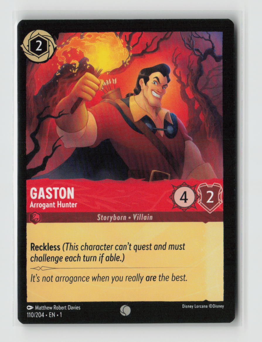 Gaston - Arrogant Hunter Common Fabled 115/204 NM